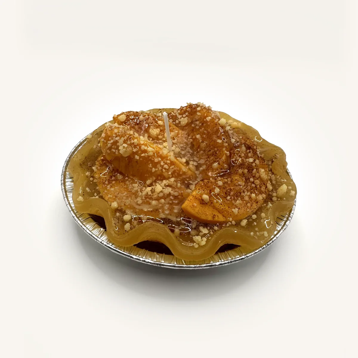 Peach Cobbler Pie candle